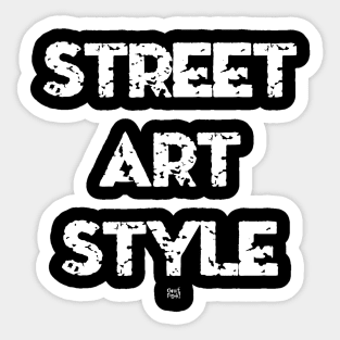 Street Art Style Sticker